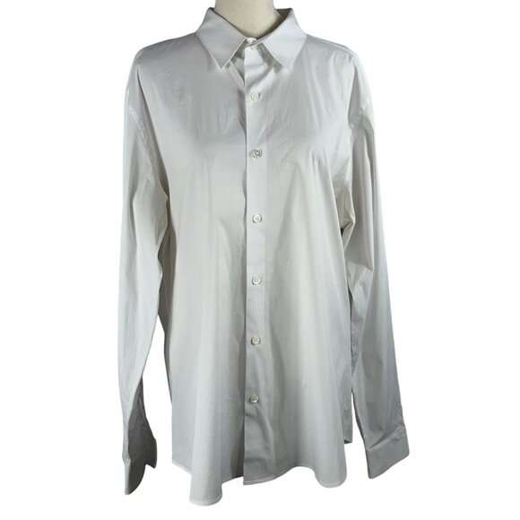 Theory Other - THEORY Men's Sylvain_Kenai White Button Down Shirt Size XL